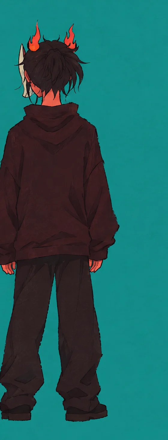 Shinagami, back view